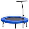 vidaXL Fitness trampoliini kahvalla ja turvatyynyll&auml; 122 cm