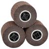 vidaXL Hiontarullat 3 pcs Ruskea 12 x 12 x 10 cm Synteettinen kuitu