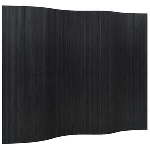 vidaXL Tilanjakaja musta leveys 250 cm korkeus 165 cm bambu