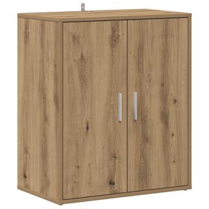 vidaXL Kenk&auml;kaappi k&auml;sity&ouml;l&auml;inen tammi 60x35x70 cm lastulevy