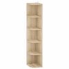 vidaXL Kulmahylly 5 tasoa 25 x 31 x 131 cm Tekninen puu Sonoma-tammi
