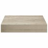 vidaXL Kelluvat sein&auml;hyllyt 2 kpl tammen v&auml;rinen 23x23,5x3,8 cm MDF