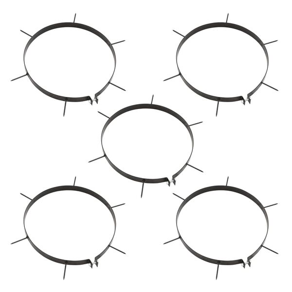 vidaXL Nurmikkojyrä ilmauspannoilla musta 63 l rauta