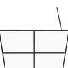 vidaXL Walk-in suihkun seinäke kirkas ESG-lasi 140x195 cm musta