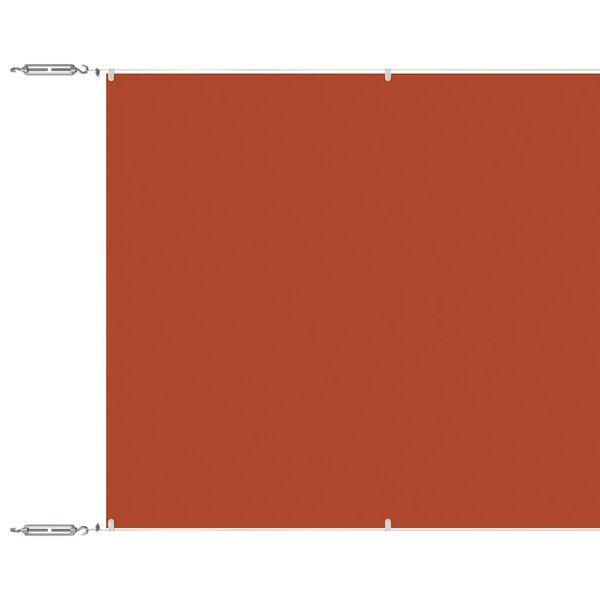 vidaXL Pystymarkiisi terrakotta 180x1200 cm Oxford kangas