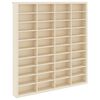 vidaXL Sein&auml;display-kaappi Sein&auml;kiinnitett&auml;v&auml; Beige 40 x 4,5 x 43 cm