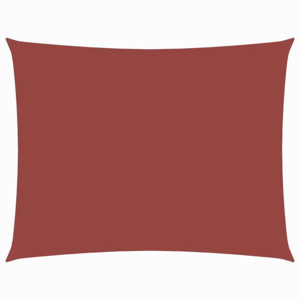 vidaXL Aurinkopurje Oxford kangas suorakaide 3x4,5 m terrakotta