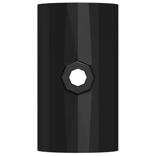 vidaXL Jalkapallop&ouml;yd&auml;n Stopparit 10 pcs Musta 1,7 x 1,7 x 3,2 cm PP