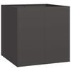 vidaXL Kukkalaatikko musta 80x80x80 cm ter&auml;s