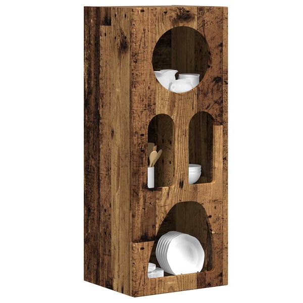 vidaXL Sivup&ouml;yt&auml; Vanha puu 40 x 35 x 100.5 cm Tekninen puu