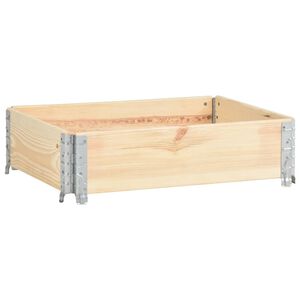 vidaXL Kuormalavan reunus 60x80 cm t&auml;ysi m&auml;nty