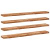 vidaXL Kelluvat hyllyt 4 kpl 120x20x4 cm &ouml;ljytty massiivipuu akaasia