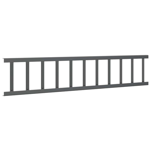 vidaXL Katto lumivahti Antrasiitti 100 x 2,5 x 20 cm Ter&auml;s