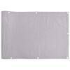 vidaXL Parvekkeen yksityisyyssuoja harmaa 500x90 cm PVC