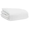 vidaXL Peittosarja tyynyllä 3 pcs Valkoinen Untuvahöyhen