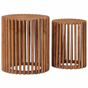 vidaXL Sivup&ouml;yt&auml;setti s&auml;ilytystilassa ovella Ruskea 40 x 40 x 45 cm