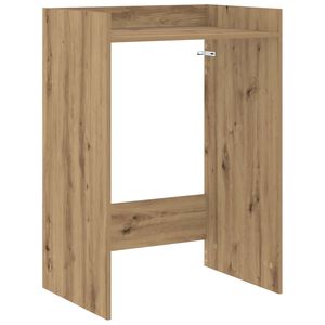 vidaXL Pyykinpesukonekaappi Taidekoivu 67,5 x 48 x 97 cm Tekninen puu
