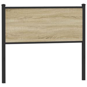 vidaXL Vaihdettava s&auml;ngynp&auml;&auml;ty Sonoma-tammi 107 cm tekninen puu ja ter&auml;s