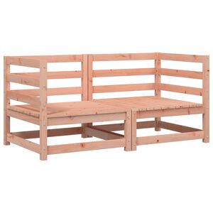 vidaXL Puutarhansohvan kulmapalat 2 kpl 70x70x67 cm t&auml;ysi douglaskuusi