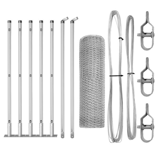 vidaXL Aitalatu Hopea 10 x 0,5 m (25 mm verkko) Ter&auml;s