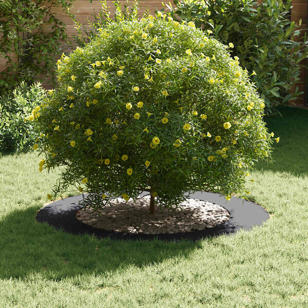 vidaXL sopiva Litteille puu renkaalle 5 pcs Antrasiitti Ø60 / 90 cm