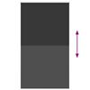 vidaXL Rullaverho Blackout Musta 120x230 cm Kankaan leveys 116,6 cm