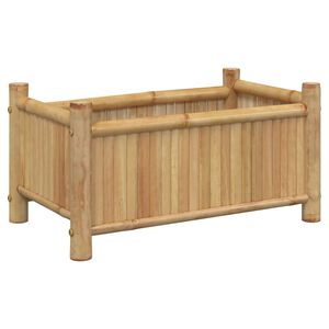 vidaXL Kukkalaatikko 50x30x25 cm bambu
