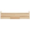 vidaXL Sängynrunko päädyillä Sonoma-tammi 75x190 cm