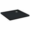 vidaXL Suihkupohja laatta, jossa on pisteit&auml; 80 x 80 x 4 cm ABS Musta