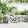 vidaXL Gabion-kivikori kansilla galvanoitu ter&auml;s 600x30x50 cm