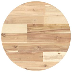 vidaXL P&ouml;yt&auml;levy py&ouml;re&auml; &Oslash;40x2 cm t&auml;ysi akasiapuu