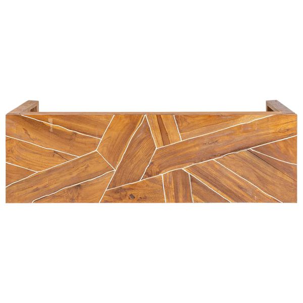 vidaXL TV-taso 110x60x38 cm täysi tiikki