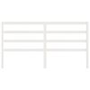 vidaXL S&auml;ngynp&auml;&auml;ty valkoinen 206x4x100 cm t&auml;ysi m&auml;nty