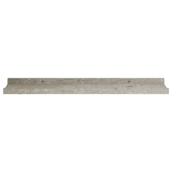 vidaXL Seinähyllyt 2 kpl betoninharmaa 60x9x3 cm