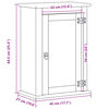 vidaXL Kylpyhuoneen kaappi Corona 45x27x64,5 cm t&auml;ysi m&auml;nty