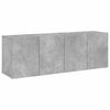 vidaXL TV-kaapit sein&auml;kiinnitett&auml;v&auml; 2 kpl betoninharmaa 60x30x41 cm