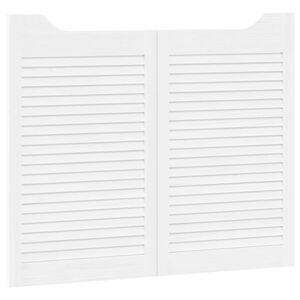 vidaXL K&auml;&auml;nt&ouml;ovet 2 kpl 80 x 50 cm T&auml;ysi m&auml;nty valkoinen