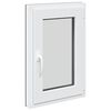 vidaXL Kellari-ikkuna RISOR 50 x 75 cm PVC ja lasi Antrasiitti