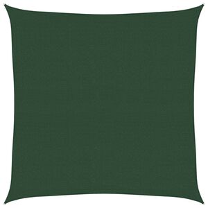 vidaXL Aurinkopurje 160 g/m&sup2; tummanvihre&auml; 6x6 m HDPE