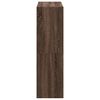 vidaXL Kirjahylly ruskea tammi 102x32x108 cm tekninen puu