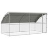 vidaXL Kanah&auml;kki yhdell&auml; ovella 2 kpl Hopea 400x200x200cm
