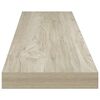 vidaXL Kelluvat sein&auml;hyllyt 4 kpl tammi 120x23,5x3,8 cm MDF