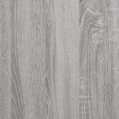 vidaXL Keittiövaunu harmaa Sonoma 60x45x80 cm tekninen puu