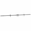 vidaXL Liukuovi Hardware Kit 427 cm Ter&auml;s Musta