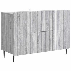 vidaXL Sivup&ouml;yt&auml; Harmaa sonoma 89 x 34,5 x 62 cm Tekninen puu