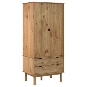 vidaXL Vaatekaappi OTTA 76,5x53x172 cm t&auml;ysi m&auml;nty
