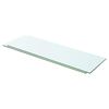 vidaXL Hyllyt 2 kpl kirkas lasi 60x15 cm