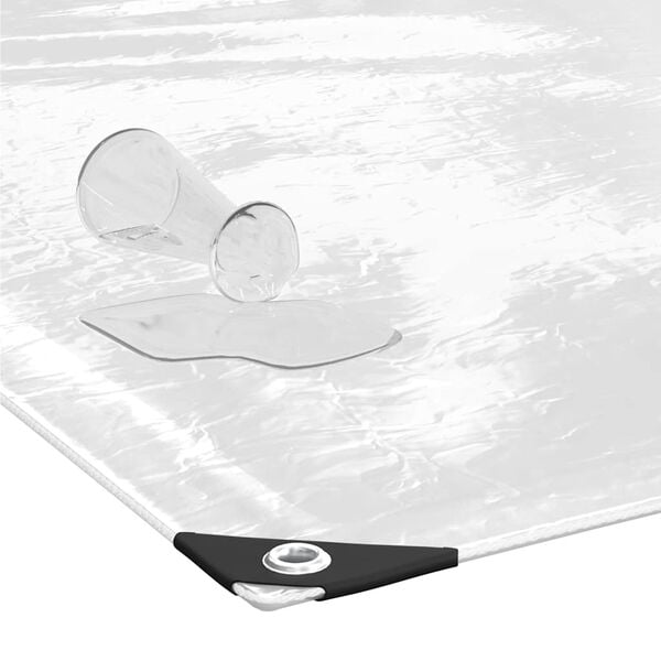 vidaXL Kasvinsuoja silmukoilla 1x4 m PVC