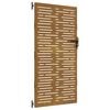 vidaXL Puutarhaportti 85x175 cm Corten-ter&auml;s neli&ouml;nmuotoinen
