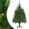 vidaXL Joulukuusi 150 LED-valoilla jalustalla Vihre&auml; 120 cm PE